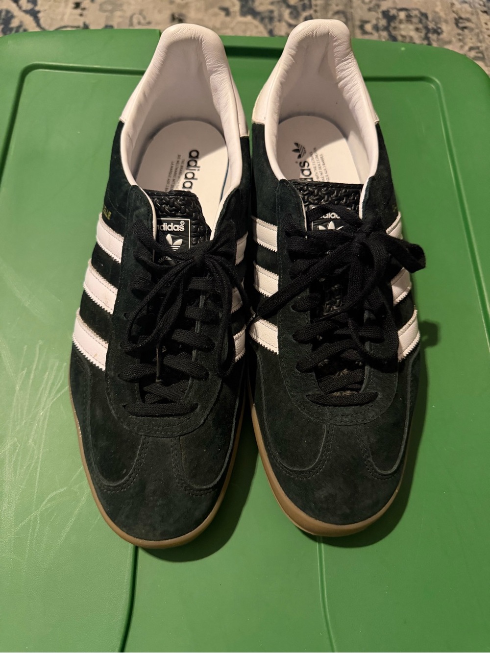 Adidas Men's Gazelle Black Suede
